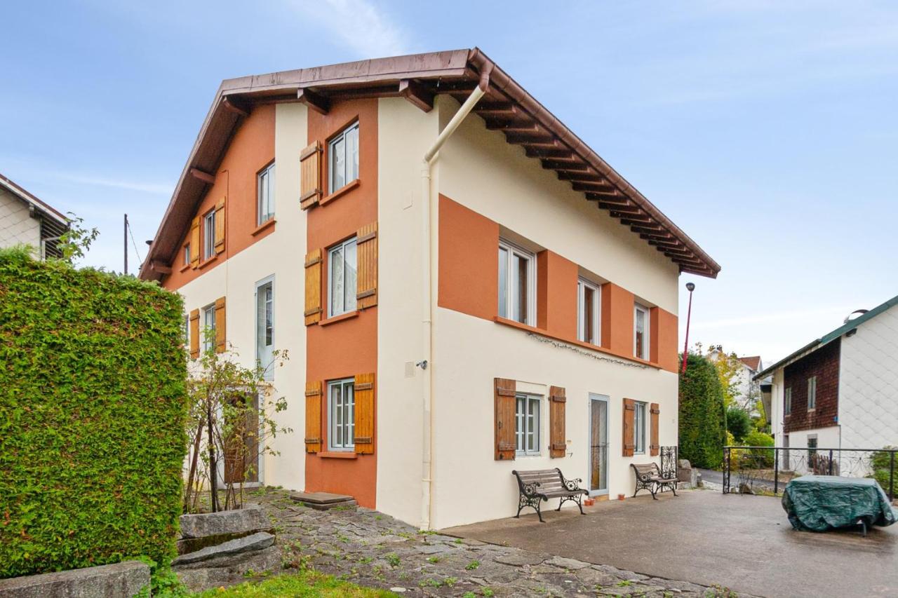 Studio avec vue sur le lac jardin amenage et wifi a Gerardmer a 1 km des pistes Extérieur photo